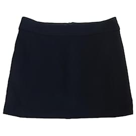 Minifalda Miu Miu de lana y cachemira negra