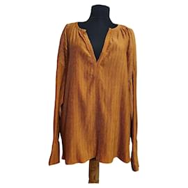 Autre Marque Blusa de manga larga Rabens Saloner amarilla