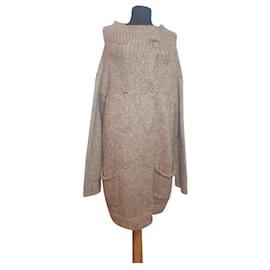 By Malene Birger Strickjacke beige Wolle Mohair