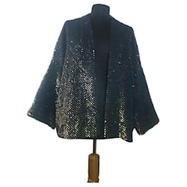 Ottod'Ame Blue and Golden Cardigan - Autre Marque
