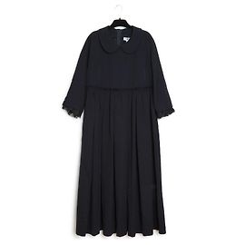 Abito oversize in lana nera Comme Des Garcons