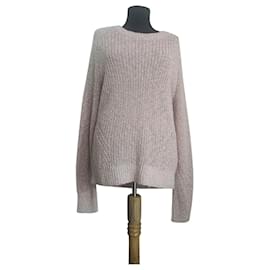 Jersey Veronica Beard Leah Rib Oro Rosa XL XXL