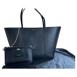 Dolce & Gabbana Escape Black Leather Shopping Bag