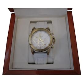 Autre Marque DAMENUHR BULOVA MARINE STAR 98M118 CHRONO SILIKON SUB 100mt