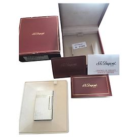 Autre Marque S.T. Dupont Lighter Silver Plated