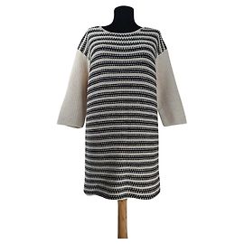 By Malene Birger Kellin Kleid schwarz weiß