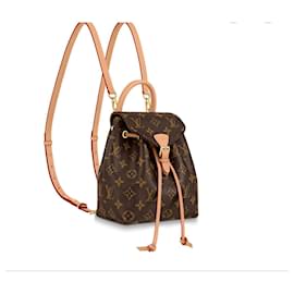 Louis Vuitton Montsouris BB Zaino Monogram Canvas Pelle