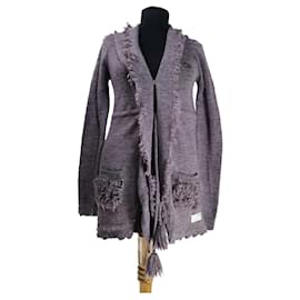 Odd Molly Strickjacke Lila Wolle Alpaka