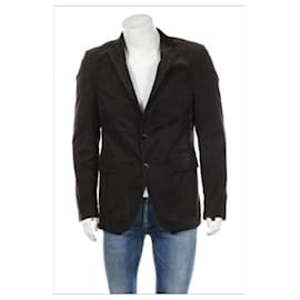 Joop! Completamente foderato 2 bottoni Marrone Everyday Giacca di jeans in cotone sportivo