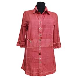Elisa Cavaletti Bottega Hemd Rot Baumwolle - Elisa cavaletti