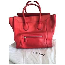 Borsa Céline in pelle rossa