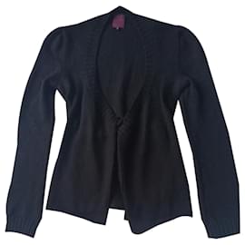 Cardigan Isabel Marant de lã preta com cinto