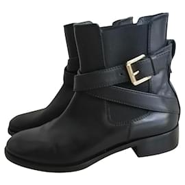 Botines Dsquared2 de cuero negro 36