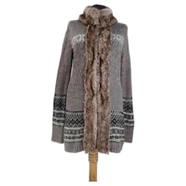 Strickjacke Cynthia Rowley Wolle und Alpaka Mehrfarbig