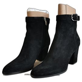 Botines Sergio Rossi de ante negro