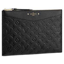Louis Vuitton Pochette Daily Monogram Empreinte Pelle Nera