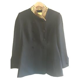 Inès de la Fressange Wolljacke Schwarz