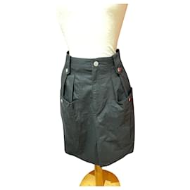 Falda Isabel Marant de algodón negra