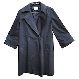 Abrigo ligero Sandro de algodón negro talla 36