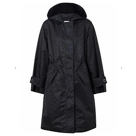 Burberry Kirkton TB Jacquard Nylon Parka trench impermeable burberry T34 demasiado grande