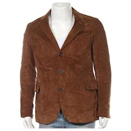Giacca blazer OLIVER SPENCER in velluto a coste marrone - Autre Marque