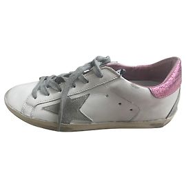 Sneakers Golden Goose Deluxe Brand in pelle bianca