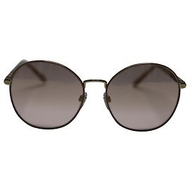 BURBERRY 3094 Gafas de sol redondas degradadas en metal marrón