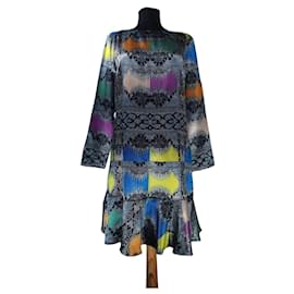 Vestido Etro de seda y lana