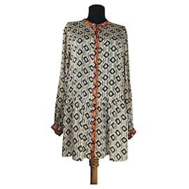 Karen B Y Simonsen Karen By Simonsen Tunika Oberteil Viscose Metallic