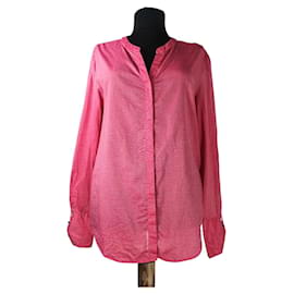 Top Hugo Boss Rosa de Seda y Algodón