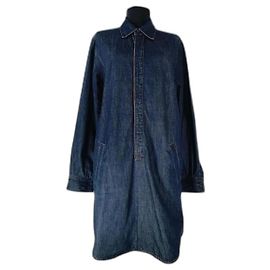 Jeanskleid Polo Ralph Lauren blau Baumwolle Größe L