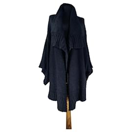 JARBO Strickjacke schwarz Suri Alpaka und Merinowolle - Autre Marque