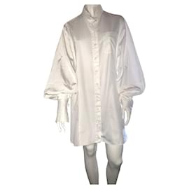 Burberry Kleid aus weißer Baumwolle