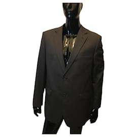 Autre Marque TED LAPIDUS Giacca Uomo in Lana Marrone Scuro