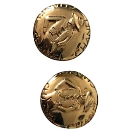 Chanel Miss Coco Chanel Ohrringe Gold Metall