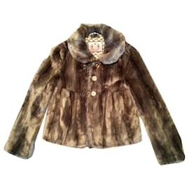 Veste en fausse fourrure Juicy Couture Marron clair