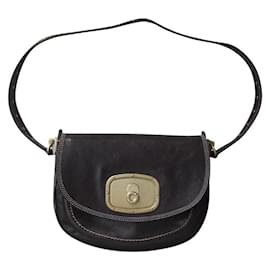Borsa a tracolla Céline in pelle marrone scuro