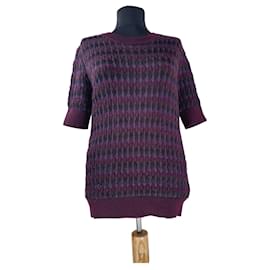 Cos Pullover Lila Wolle Viscose