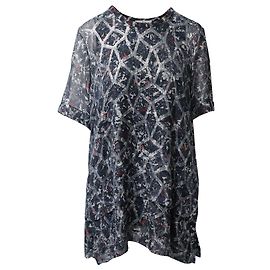 VESTIDO IRO ALIZA DE SEDA MULTICOLOR