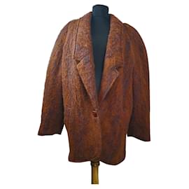 Autre Marque Abrigo Hauber Sporting Life Marrón Lana Mohair