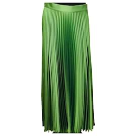 Falda plisada Escada verde