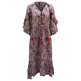 Autre Marque VESTIDO BOHO ESTAMPADO Figue Viscosa Multicolor