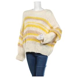 & Other Stories Gestreifter Woll Mohair Pullover L