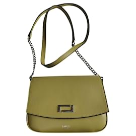 Borsa Lancel in pelle verde pistacchio