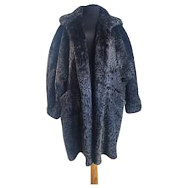 Abrigo Marc Cain Estampado Animal Gris