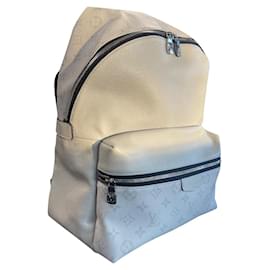 Louis Vuitton Louis Vuitton Borsa Briefcase Discovery Monogram e Pelle Taiga Argento