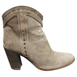 Sartore Stiefeletten Beige Wildleder 37