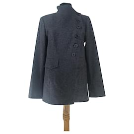 Abrigo Peacock Amsterdam de lana y cachemira gris - Autre Marque