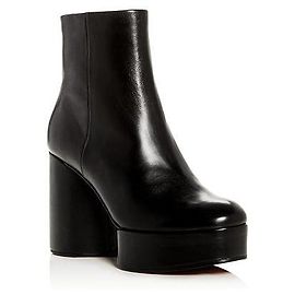 Botines con tacón de cuña Belen de cuero negro de Robert Clergerie
