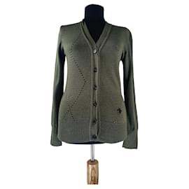 Cárdigan Viktor & Rolf Verde de Lana Cachemira y Seda